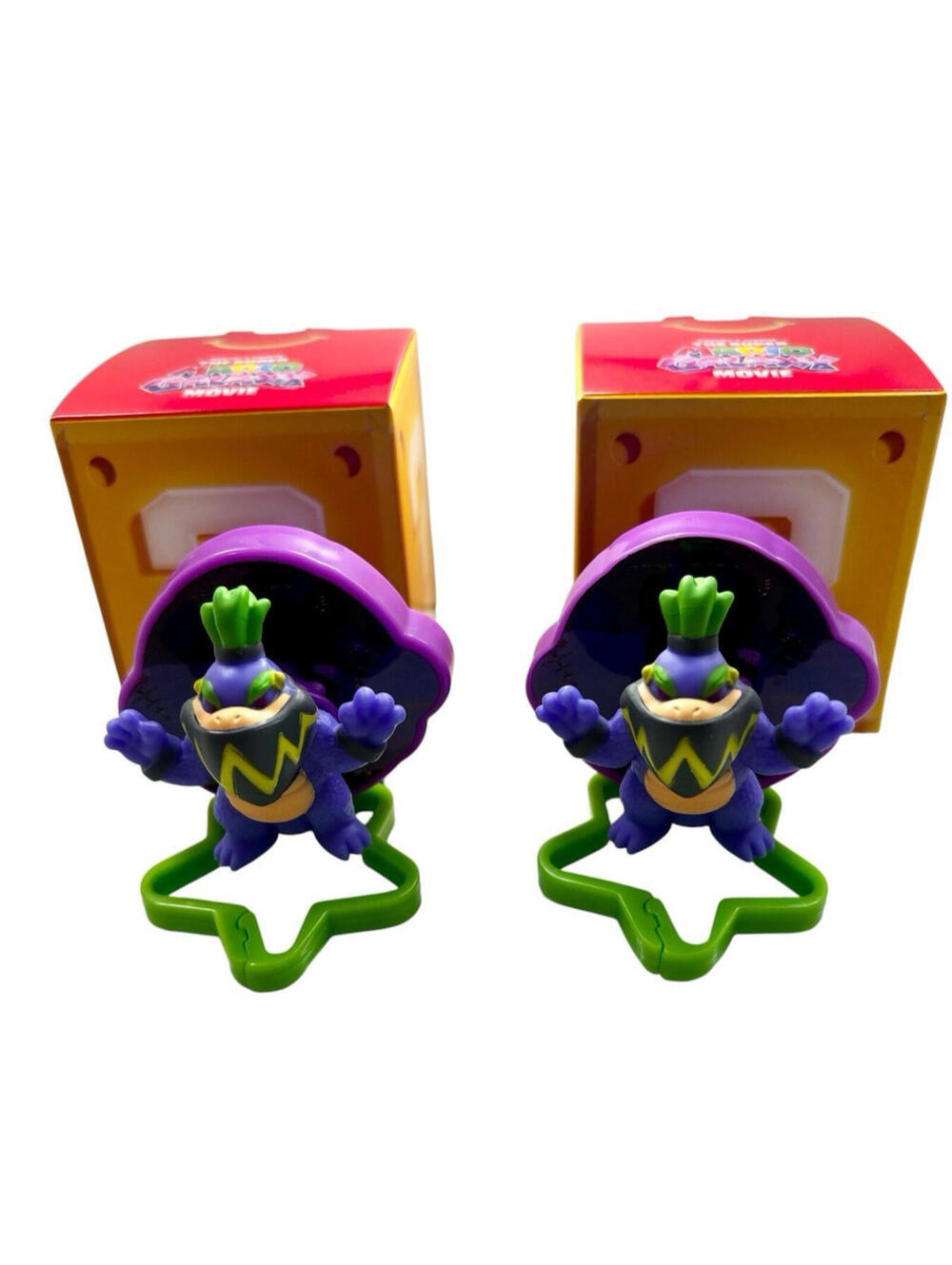 NEW SEALED Lot of 2 McDonald's Super Mario Galaxy Movie Toy #3 Wonder Bowser Jr.